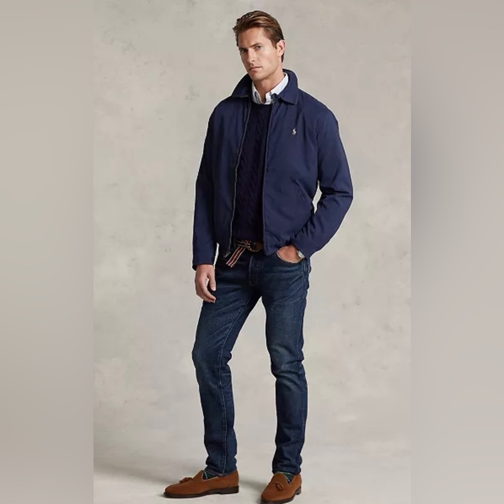 Men’s navy blue Polo by Ralph Lauren windbreaker